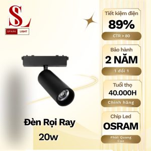 Đèn rọi ray 20w