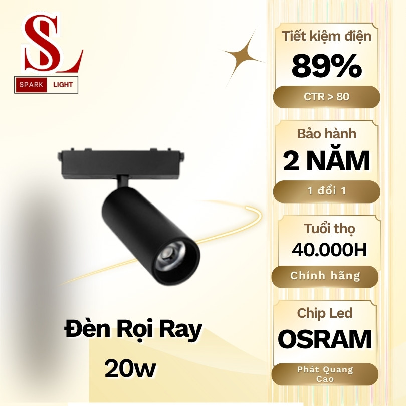 Đèn rọi ray 20w