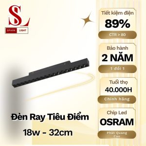 đèn tiêu điểm 18w