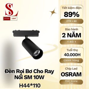 đèn rọi bơ ray nam châm siêu mỏng