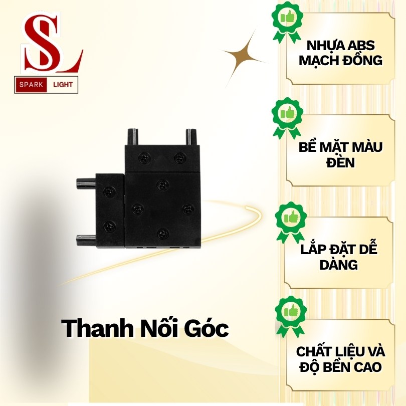 thanh nối góc ray sieu mỏng